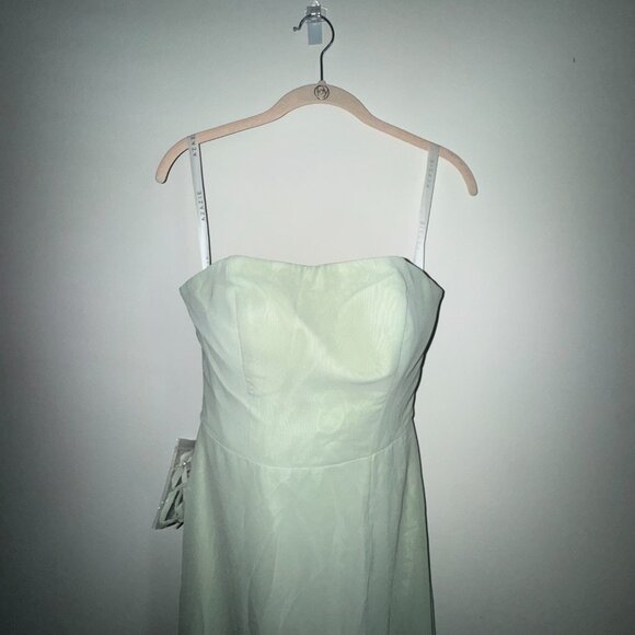 Azazie Bridesmaid Dress Wren – Dusty Sage - Picture 4 of 7